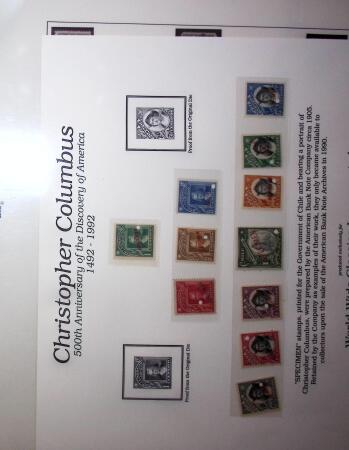 1905-08 Christopher Columbus issue: Group including