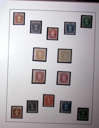 1867-68 Columbus, selection on pages including two