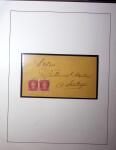 1867-68 Columbus, selection on pages including two