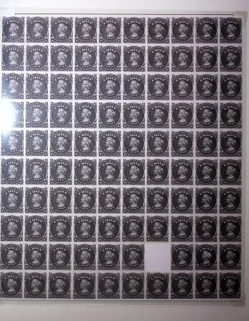 1867-68 Columbus, The five values from 1c to 20c in
