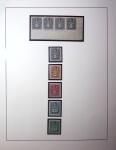 1877-99, Columbus, Selection on 8 album pages including