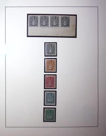 1877-99, Columbus, Selection on 8 album pages including