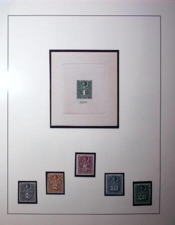 1877-99, Columbus, Selection on 8 album pages including