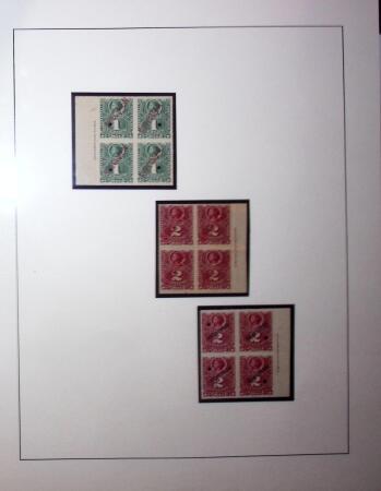 1877-99, Columbus, Selection on 8 album pages including