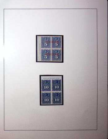 1877-99, Columbus, Selection on 8 album pages including