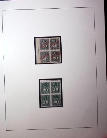 1877-99, Columbus, Selection on 8 album pages including