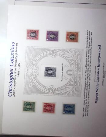 1901-02, Columbus, Selection on 12 album pages including