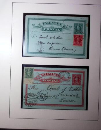 1901-02, Columbus, Selection on 12 album pages including
