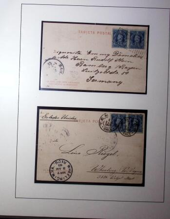 1901-02, Columbus, Selection on 12 album pages including