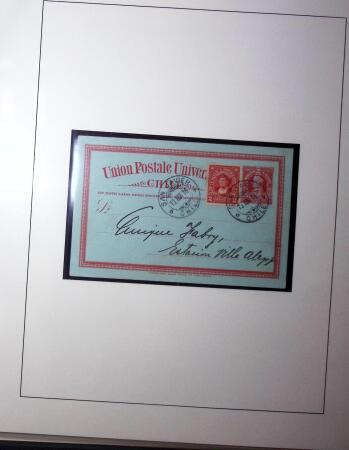 1901-02, Columbus, Selection on 12 album pages including