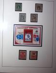 1858-1922, Columbus thematic group mounted on 23 album