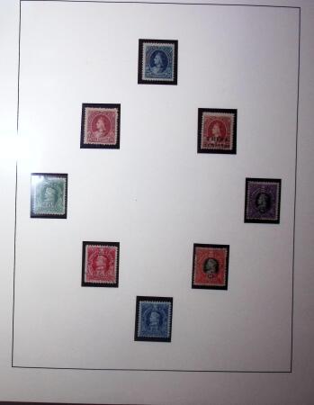 1858-1922, Columbus thematic group mounted on 23 album