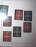 1858-1922, Columbus thematic group mounted on 23 album