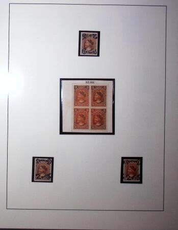 1858-1922, Columbus thematic group mounted on 23 album