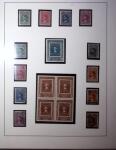 1858-1922, Columbus thematic group mounted on 23 album