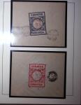 1858-1922, Columbus thematic group mounted on 23 album