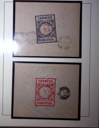 1858-1922, Columbus thematic group mounted on 23 album