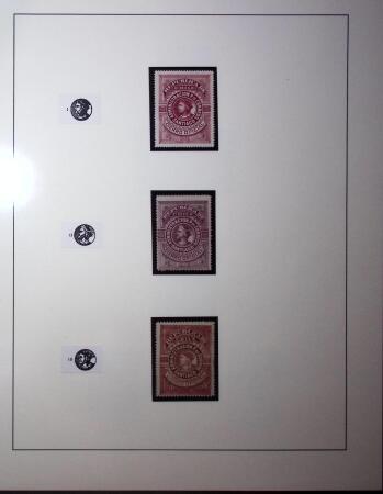 1858-1922, Columbus thematic group mounted on 23 album