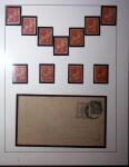1858-1922, Columbus thematic group mounted on 23 album
