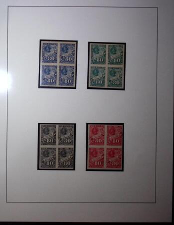 1858-1922, Columbus thematic group mounted on 23 album