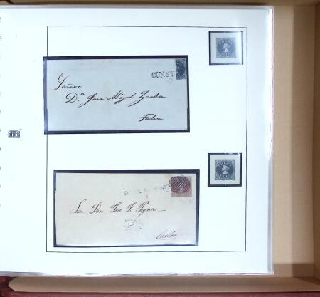 1854-57, Columbus: Attractive and valuable selection