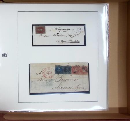 1854-57, Columbus: Attractive and valuable selection