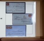 1854-57, Columbus: Attractive and valuable selection