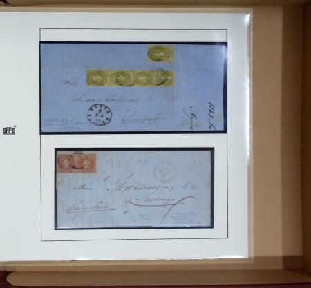 1854-57, Columbus: Attractive and valuable selection