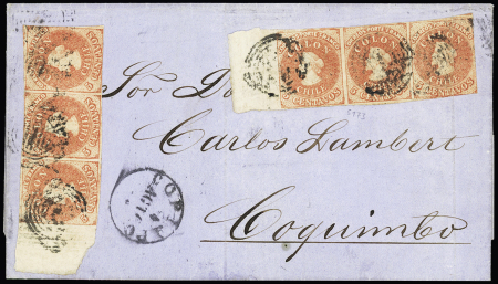 1854-57, Columbus: Attractive and valuable selection