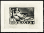 1930 Goya, "La Maja Desnuda", lot of 8 proofs of different