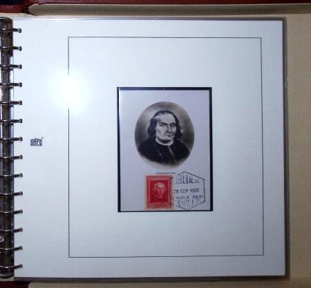 1930 Spanish American issue: study on 26 album pages,