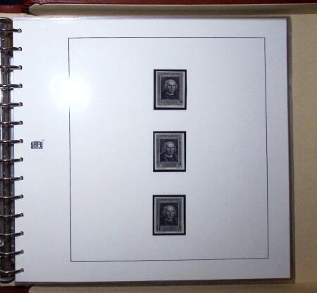 1930 Spanish American issue: study on 26 album pages,