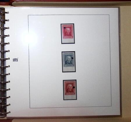 1930 Spanish American issue: study on 26 album pages,