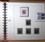1930 Spanish American issue: study on 26 album pages,