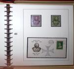 1930 Spanish American issue: study on 26 album pages,