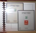 1930 Spanish American issue: study on 26 album pages,