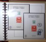 1930 Spanish American issue: study on 26 album pages,