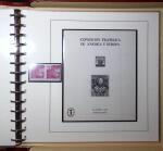 1930 Spanish American issue: study on 26 album pages,