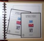 1930 Spanish American issue: study on 26 album pages,