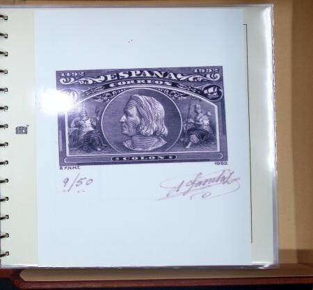 1854-1992, Attractive Christopher Columbus collection