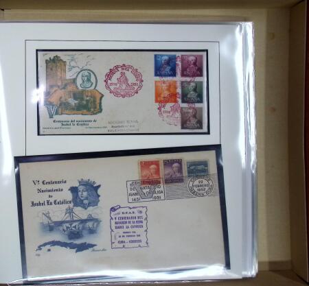 1854-1992, Attractive Christopher Columbus collection
