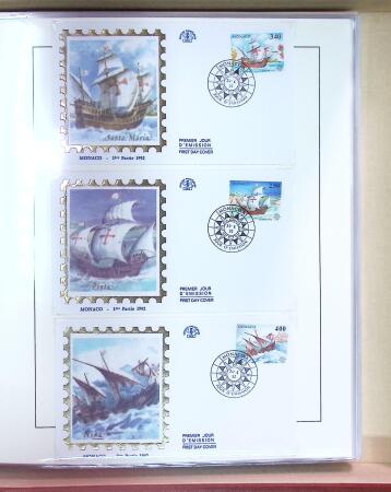 1851-1992, Christopher Columbus thematic balance collection