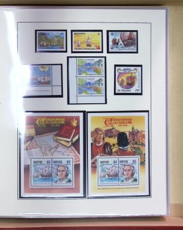 1851-1992, Christopher Columbus thematic balance collection