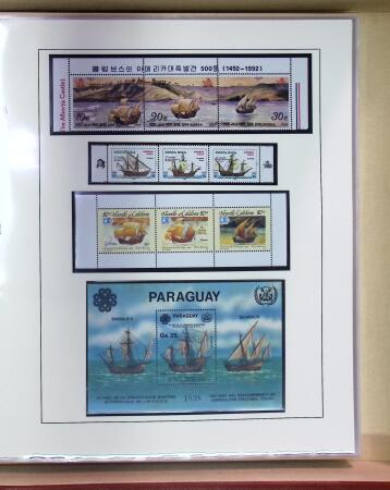 1851-1992, Christopher Columbus thematic balance collection