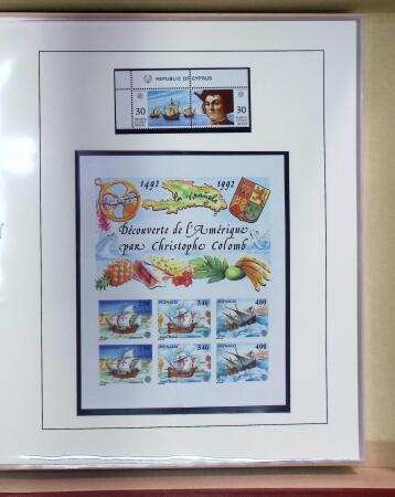 1851-1992, Christopher Columbus thematic balance collection