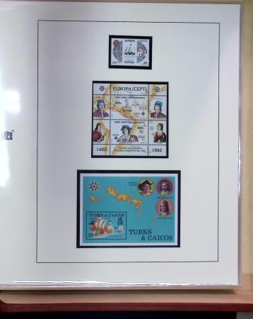 1851-1992, Christopher Columbus thematic balance collection