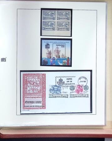 1851-1992, Christopher Columbus thematic balance collection