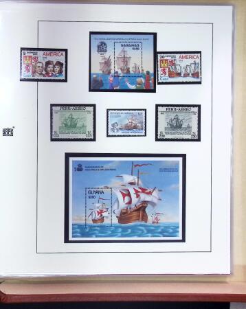 1851-1992, Christopher Columbus thematic balance collection