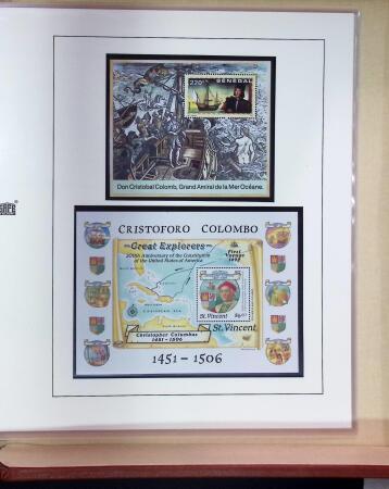 1851-1992, Christopher Columbus thematic balance collection