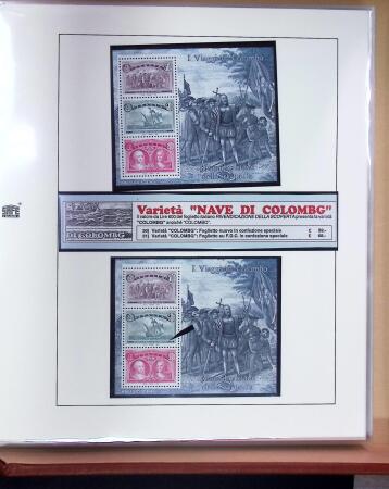 1851-1992, Christopher Columbus thematic balance collection